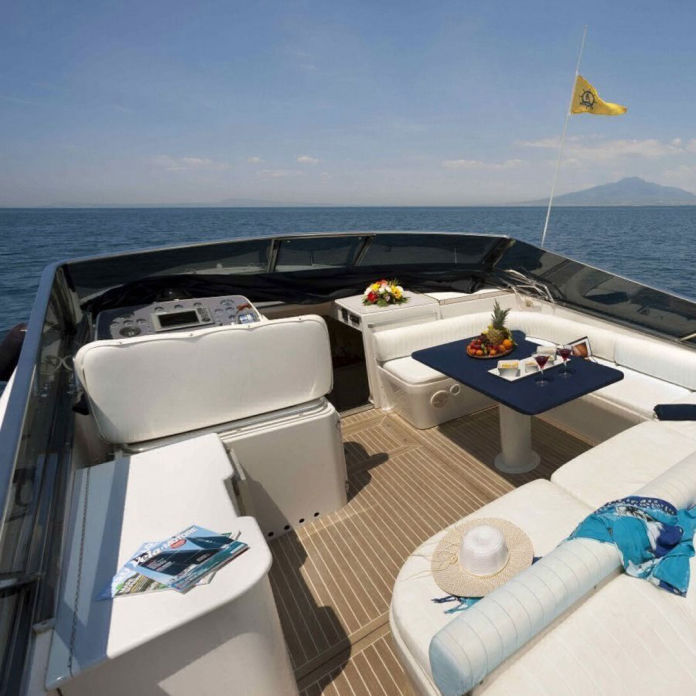 luxury boat in Capri