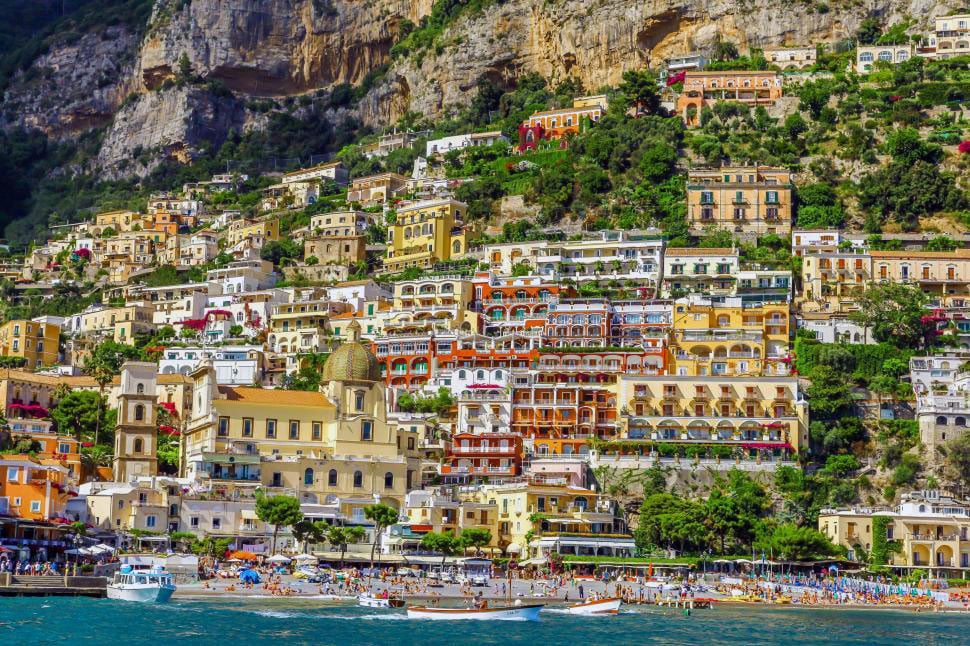 tipica veduta di Positano