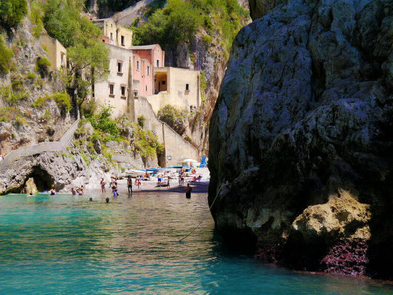 Fiordo di Furore dal mare